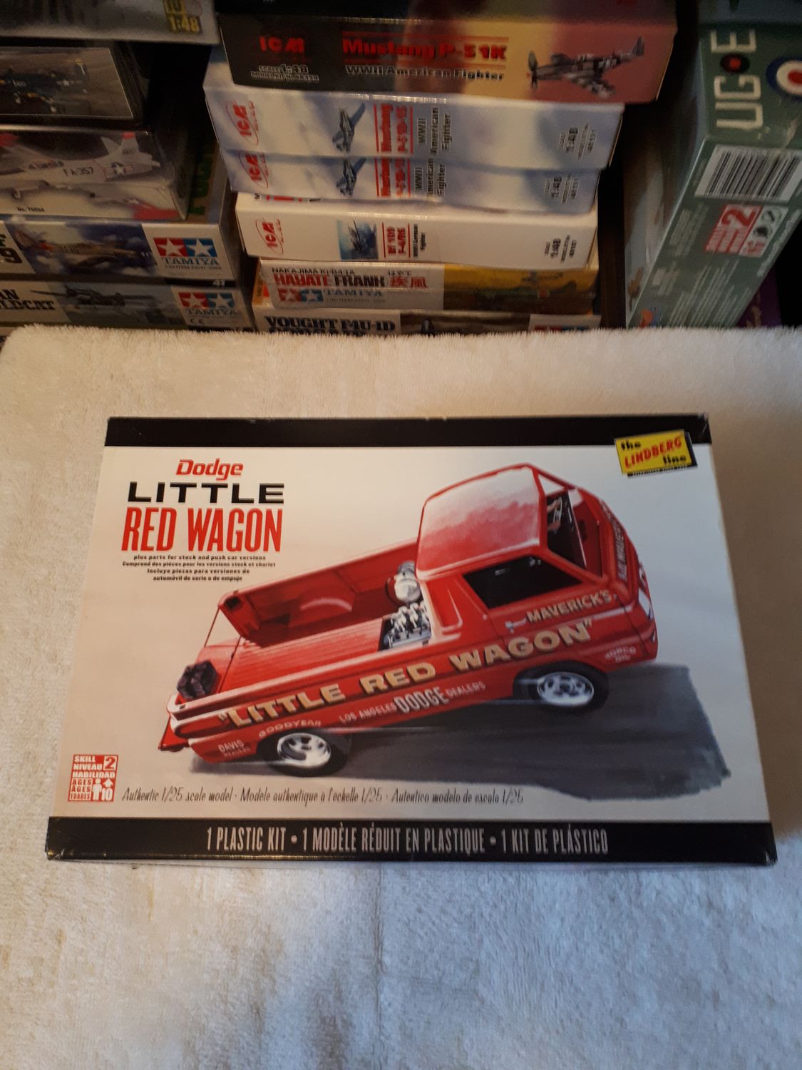 Dodge Little Red Wagon Model Kit by Lindberg