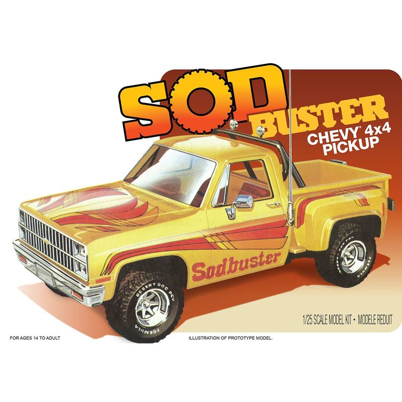 Chevy 4X4 Pickup Model Car Kit