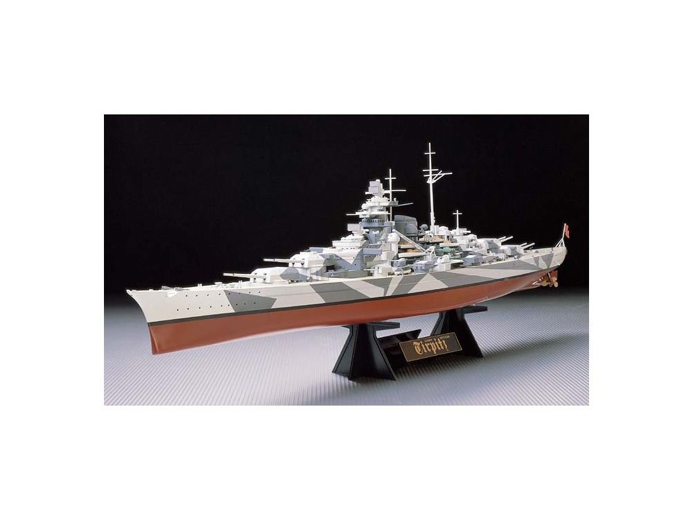 TAMIYA GERMAN BATTLESHIP TIRPITZ 1/350, MODEL SHIP KIT