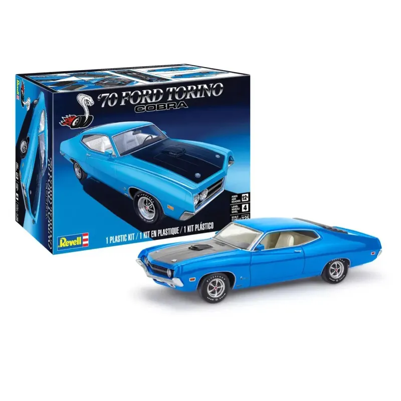 70 Ford Torino Cobra Model Kit by Revell