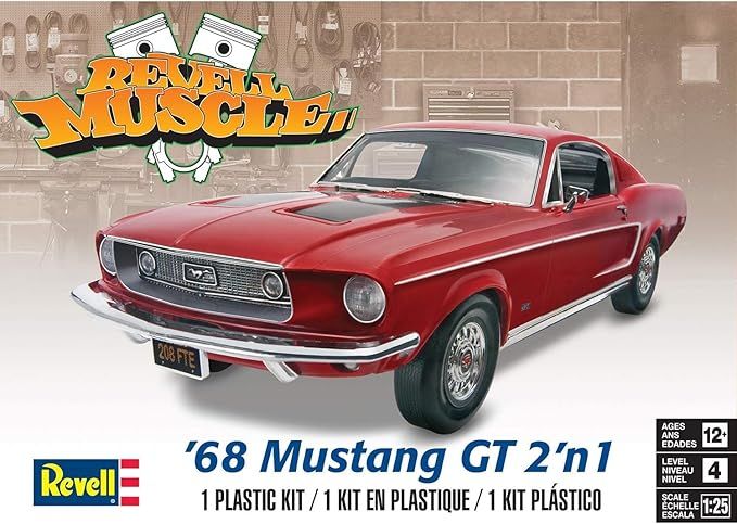 68 Mustang GT Model Kit by Revell