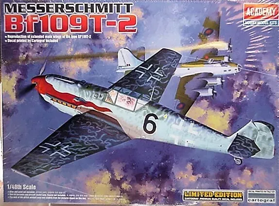 MESSERSCHMITT BF109T-2 Model Airplane Kit by Academy