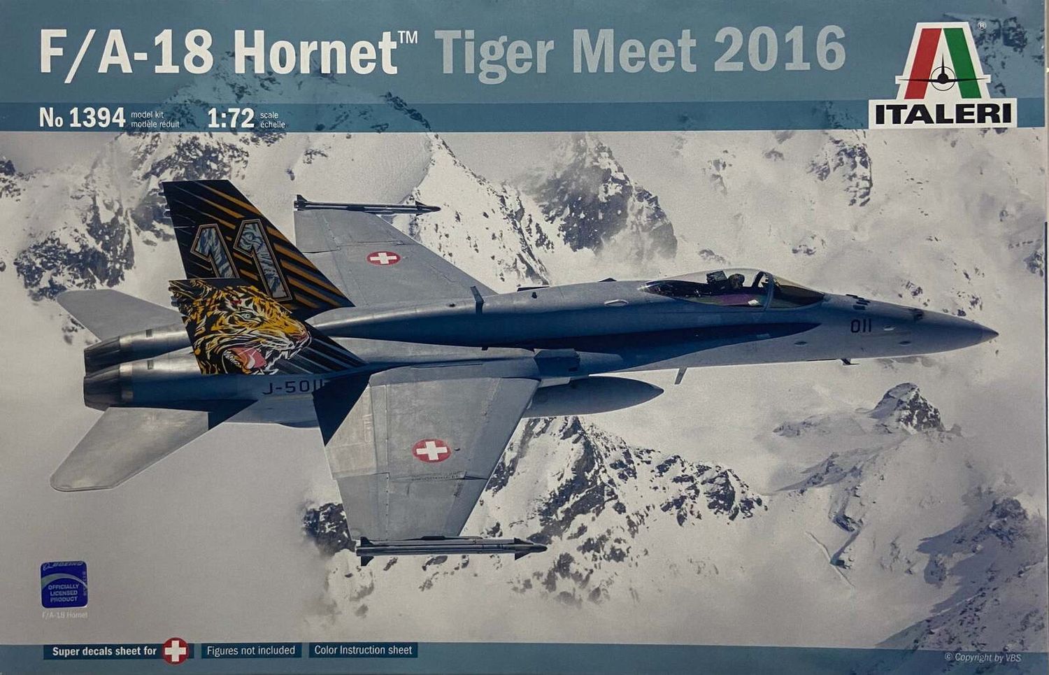 ITALERI F/A - 18 HORNET TIGER MEET 2016 Model Airplane Kit