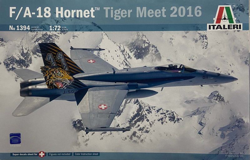 ITALERI F/A - 18 HORNET TIGER MEET 2016 Model Airplane Kit