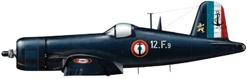 ITALERI F4U-7 CORSAIR Model Airplane Kit