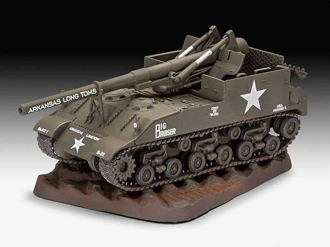 REVELL M40 G.M.C. GUN MOTOR CARRIAGE Military Model Kit