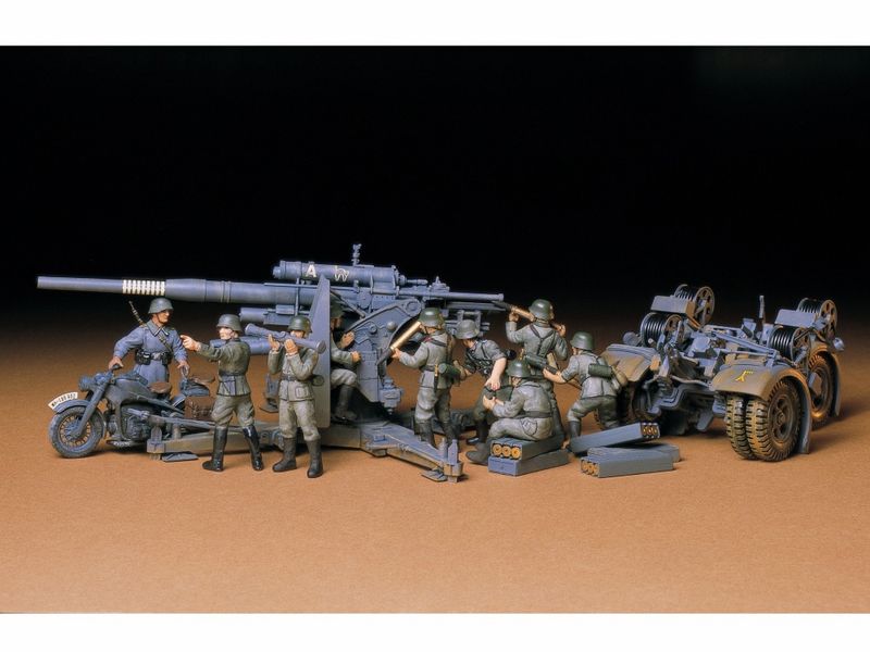 TAMIYA German 88MM GUN FLAK 36/37 Military Model Kit