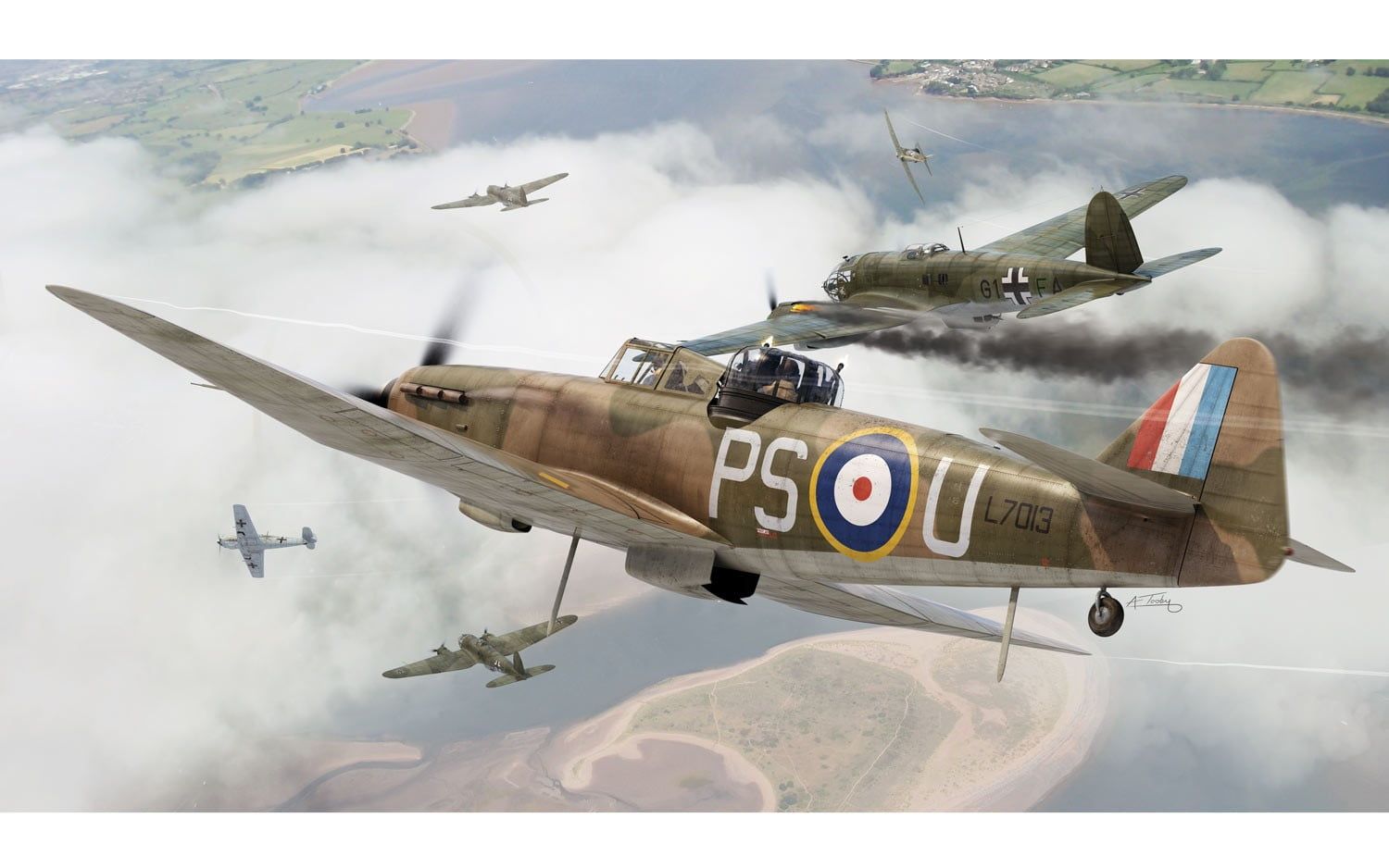 AIRFIX BOULTON PAUL DEFIANT MK.I Airplane Model Kit