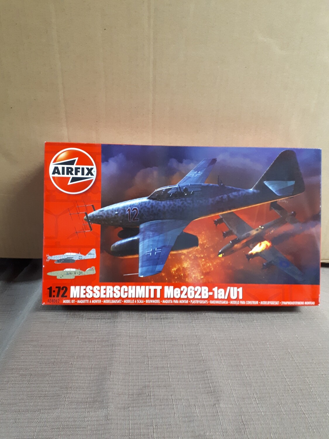 AIRFIX MESSERSCHMITT ME262B-1A/U1 Model Airplane Kit
