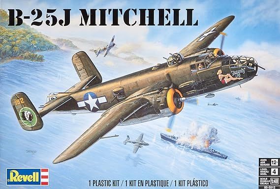 REVELL B-25J MITCHELL MODEL AIRPLANE KIT