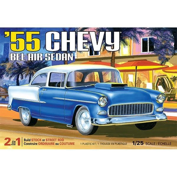 55 Chevy Bel Air Sedan Model Kit by AMT