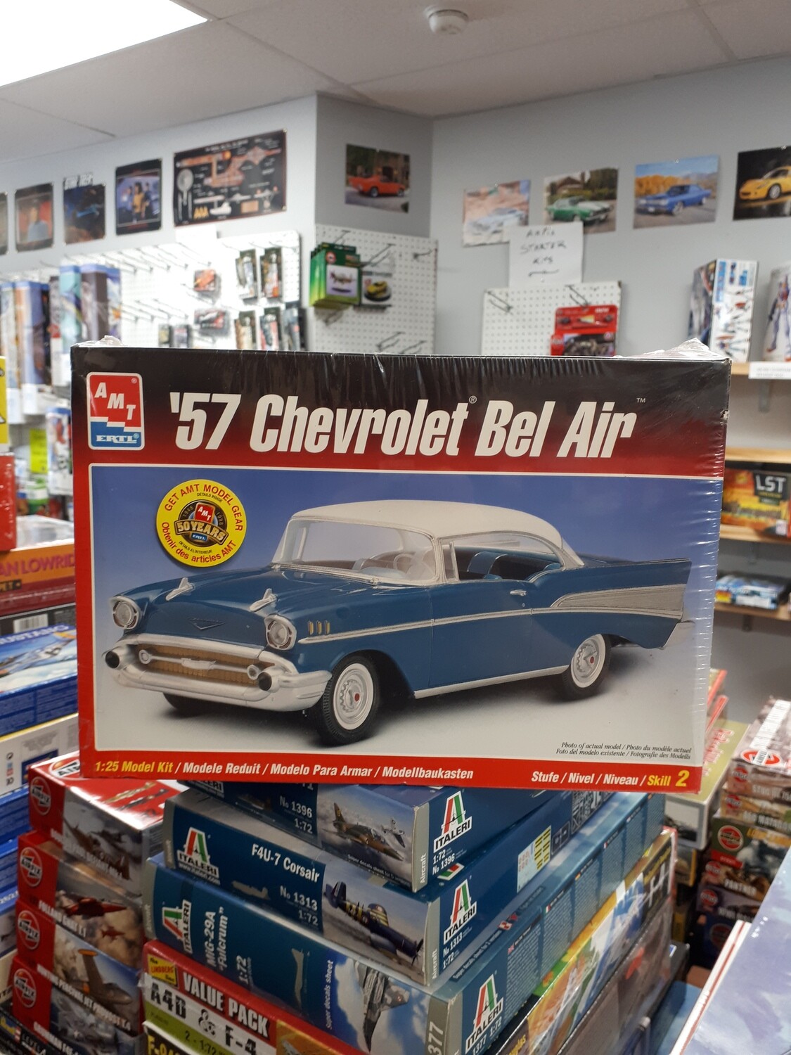 57 CHEVY BEL AIR model kit by AMT