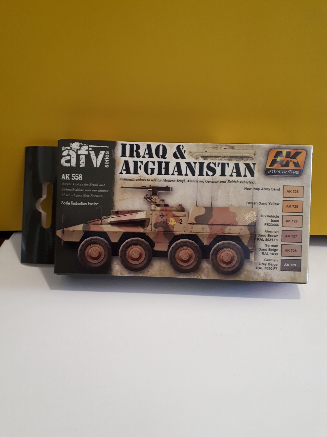 MODEL KIT IRAQ &amp; AFGANISTAN ACRYLIC COLORS MODEL PAINT