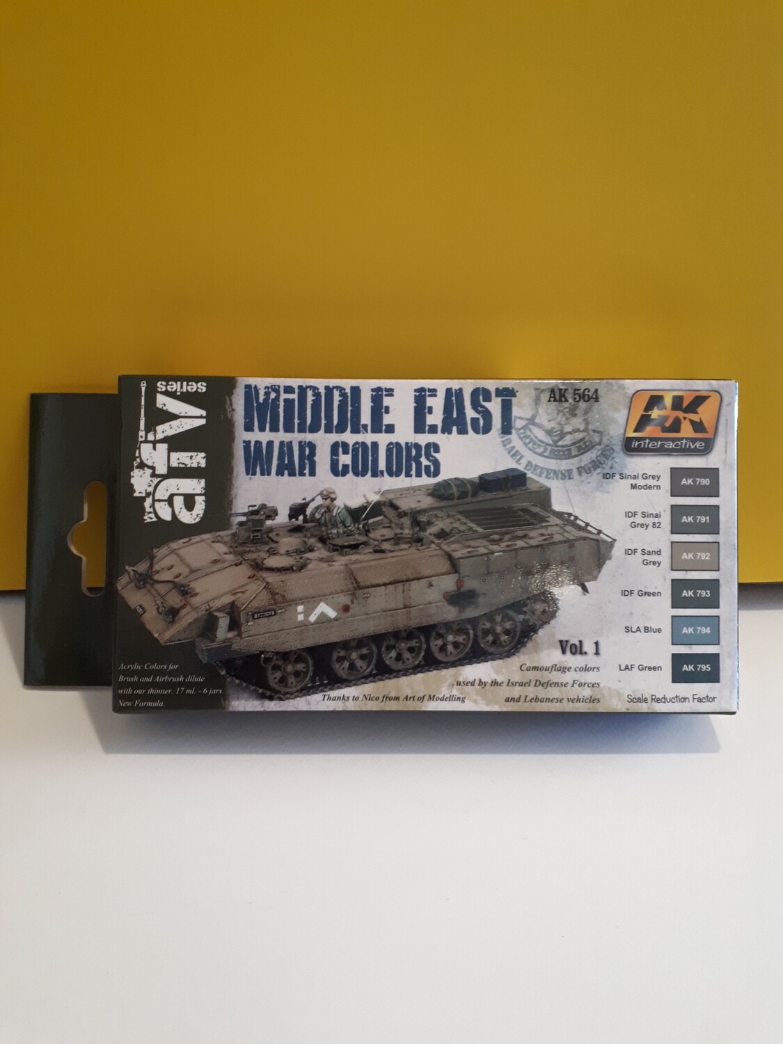 MIDDLE EAST WAR COLORS MODEL PAINT
