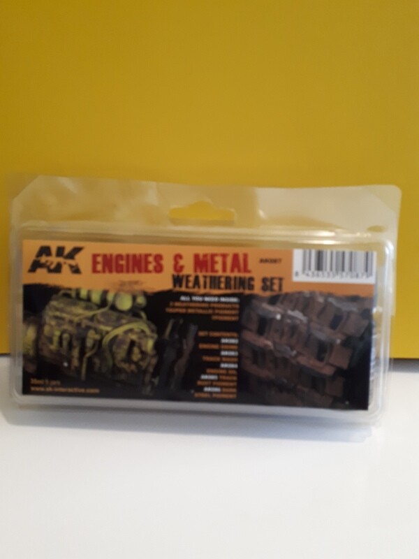 ENGINES &amp; METAL MODEL KIT WEATHERING SET