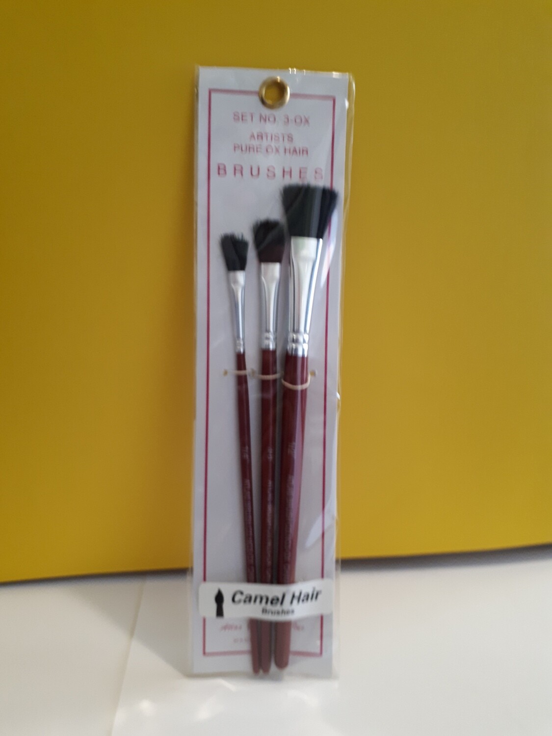 CAMEL HAIR PAINT BRUSH 3 PACK