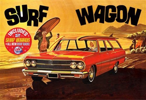 65 CHEVELLE Surf Wagon Model Kit by AMT