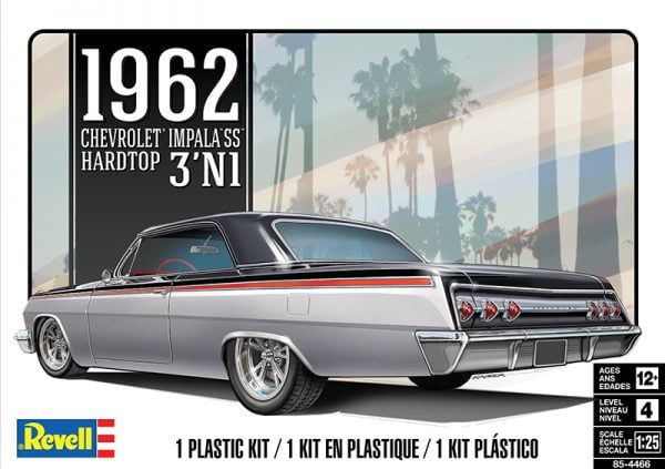 1962 CHEVY IMPALA SS REVELL MODEL KIT