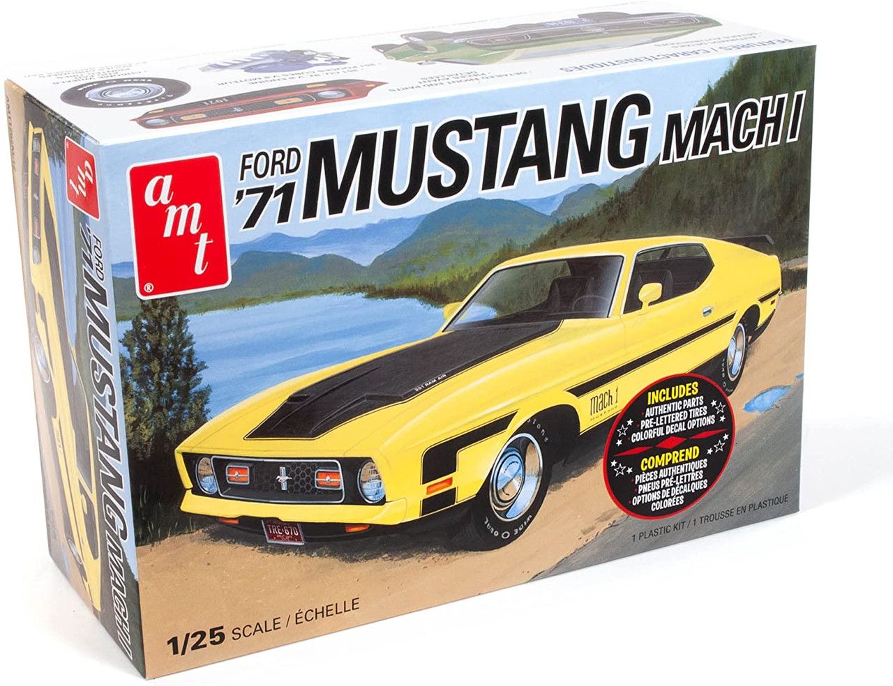 71 Ford Mustang Mach I Model Kit by AMT