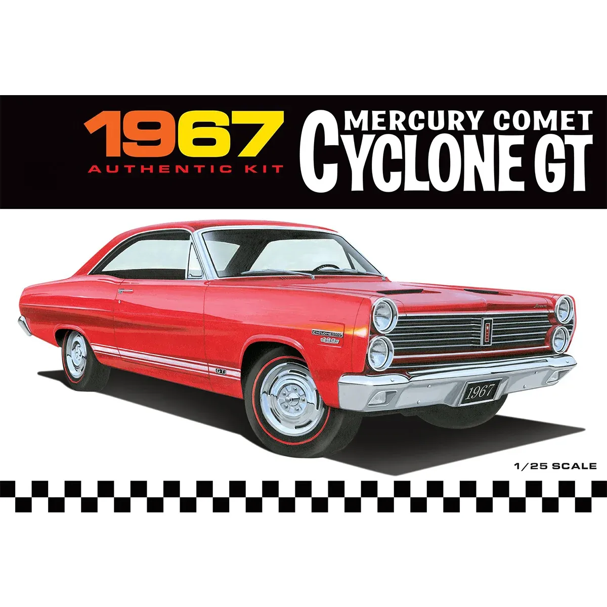 1967 Mercury Comet Cyclone GT Model Kit by AMT