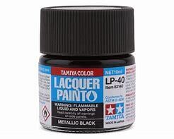 METALLIC BLACK MODEL PAINT