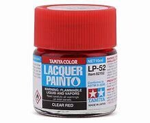 CLEAR RED MODEL PAINT