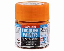 CLEAR ORANGE MODEL PAINT