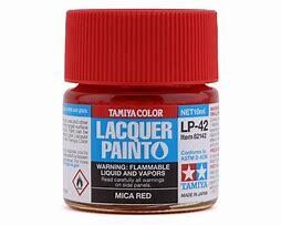 MICA RED MODEL PAINT