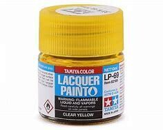CLEAR YELLOW MODEL PAINT