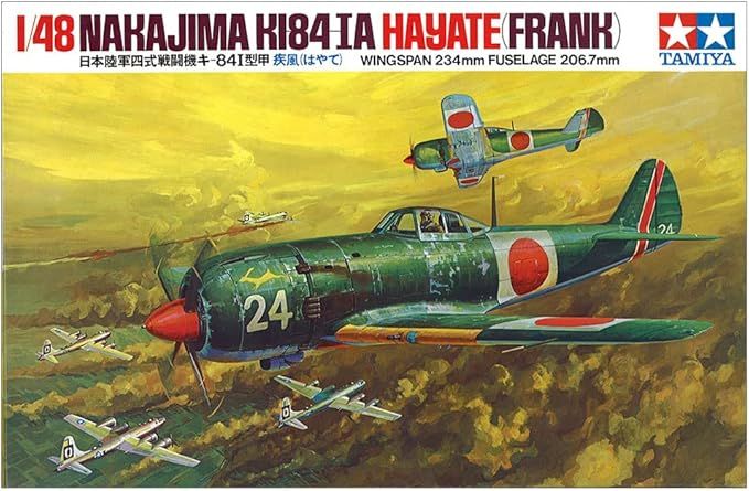 TAMIYA NAKAJIMA K-184-IA HAYATE FRANK Model Airplane Kit