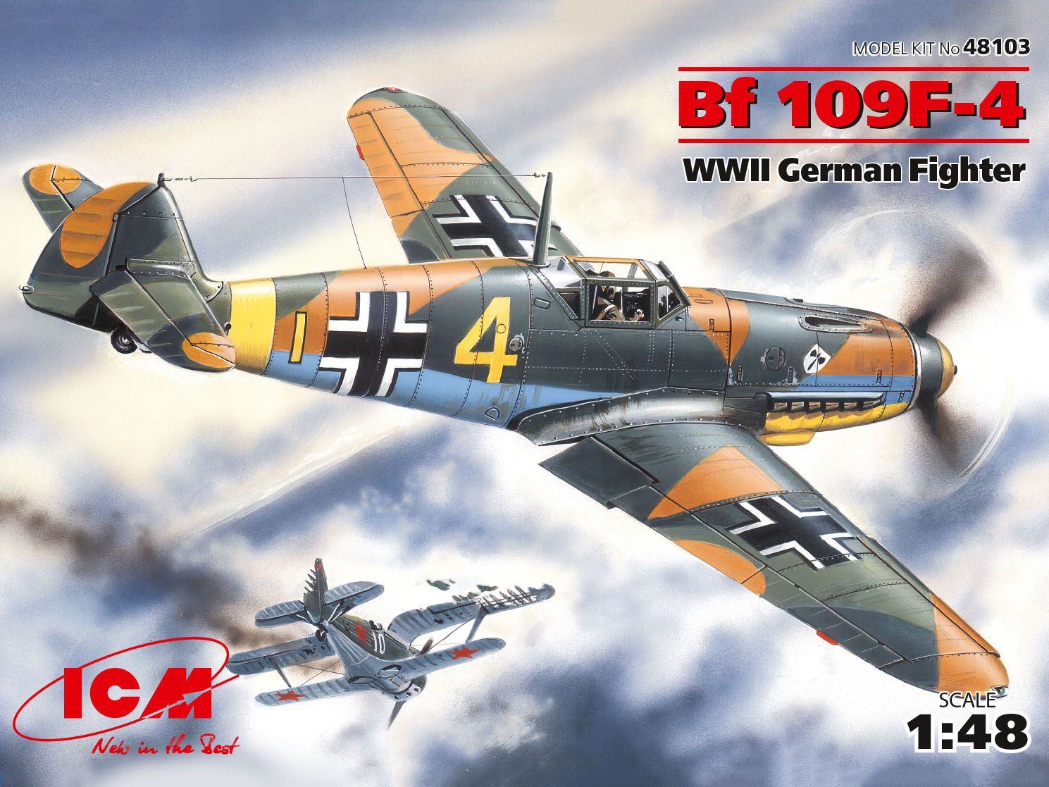 ICM BF 109F-4 Model Airplane Kit