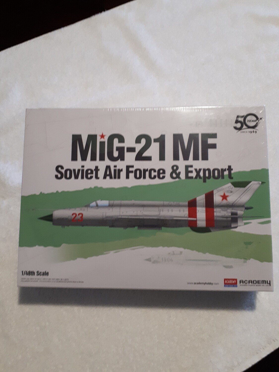 MIG-21 MF SOVIET AIR FORCE Model Airplane Kit by Academy