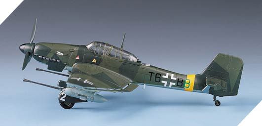 JU-87G-1 STUKA "TANK BUSTER" Model Airplane Kit by Academy