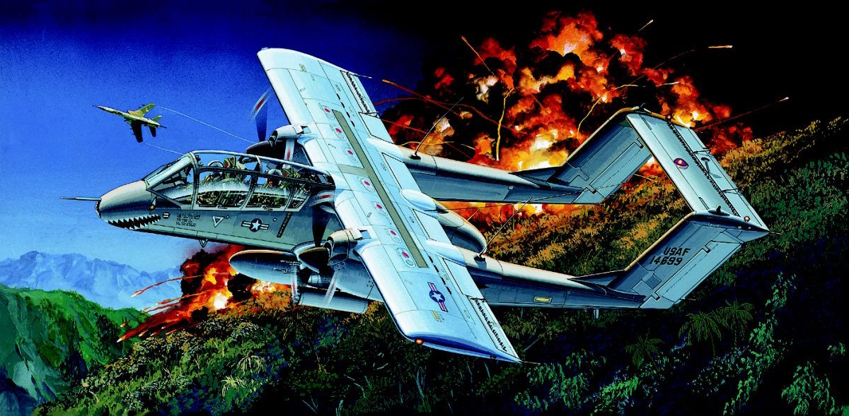 OV-10A  BRONCO Model Airplane Kit by Academy