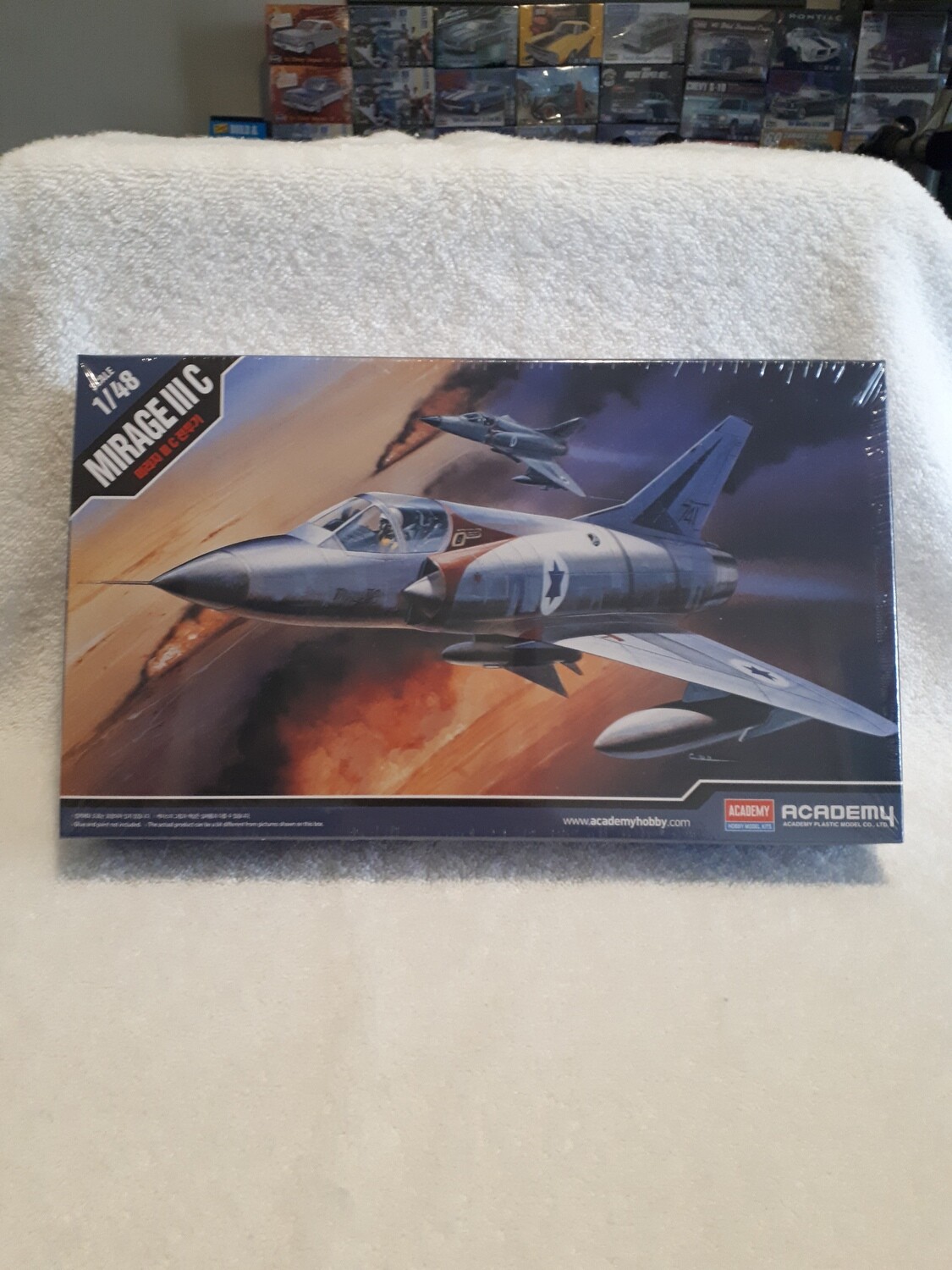 MIRAGE III C FIGHTER Model Airplane Kit by Academy
