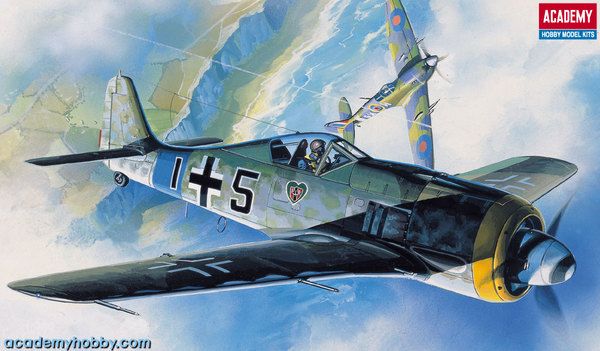 FW-109A FOCKE WULF Model Airplane Kit by Academy