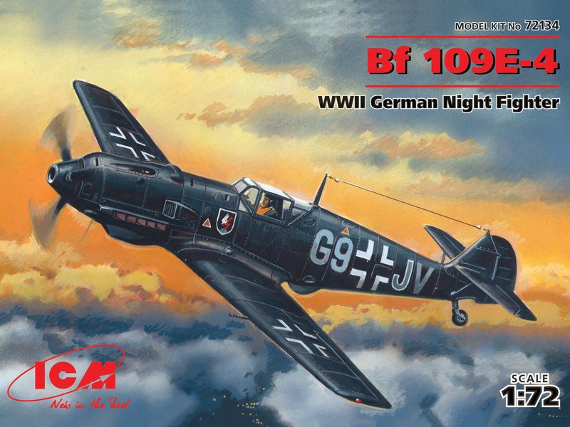 ICM BF 109E-4 Model Airplane Kit