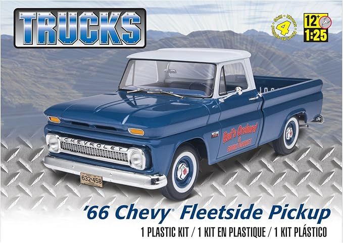1966 Chevy Fleetside Pickup Model Kit by REVELL