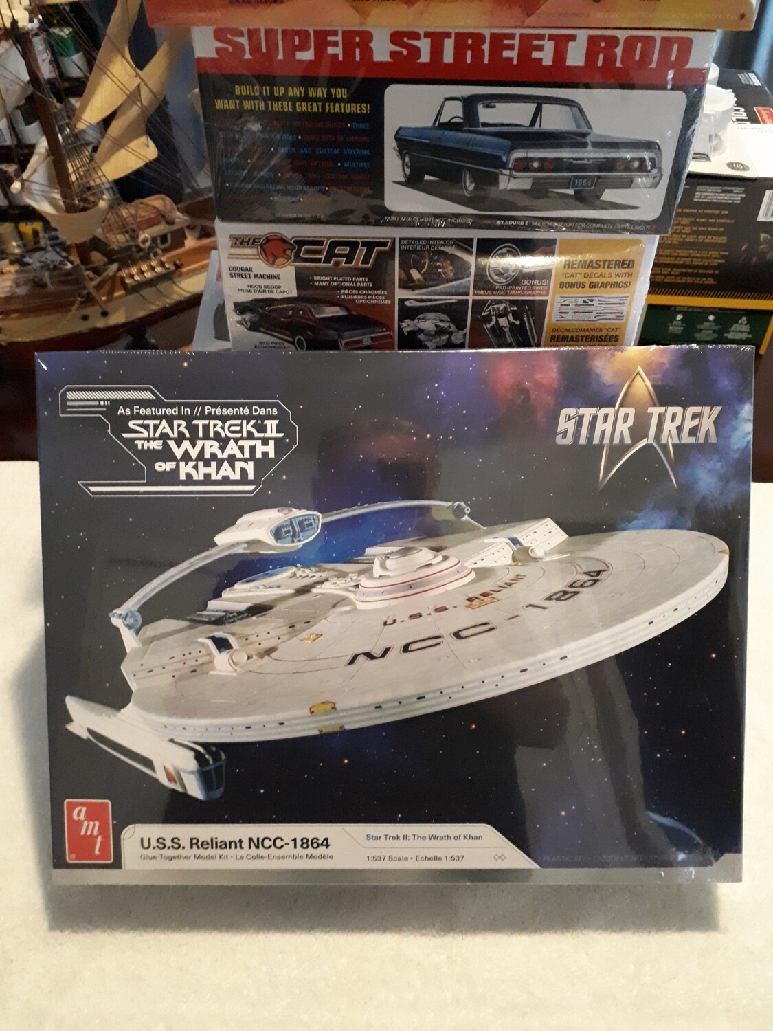 Star Trek II Wrath of Khan U.S.S. Reliant NCC-1864 MODEL KIT