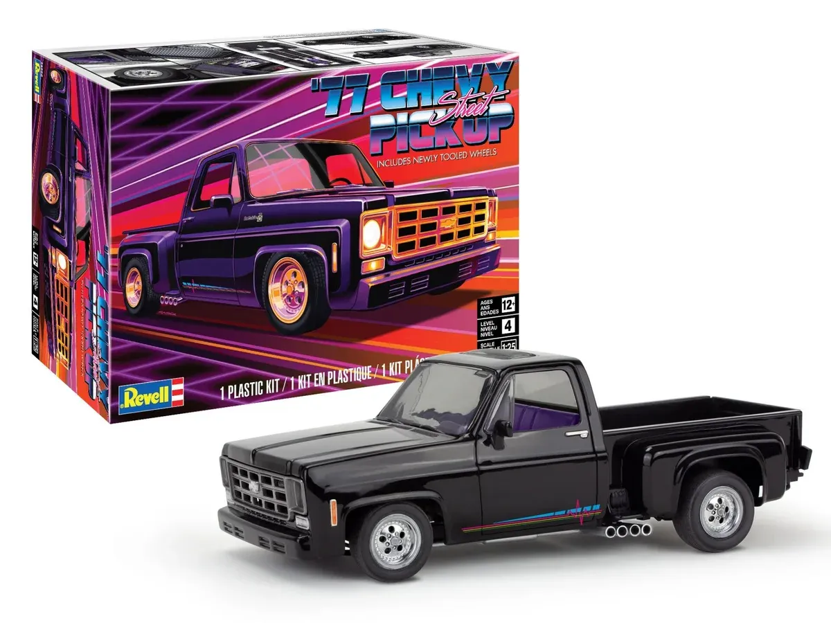 77 Chevy Street Pickup Model Kit by Revell