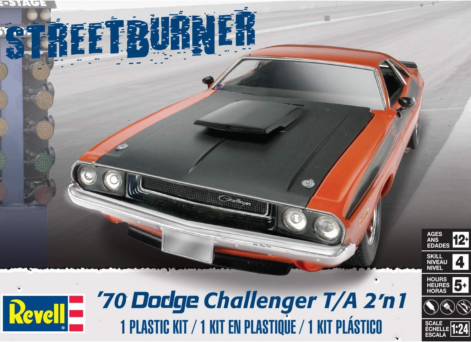 70 Dodge Challenger T/A 2'n1 Model Kit