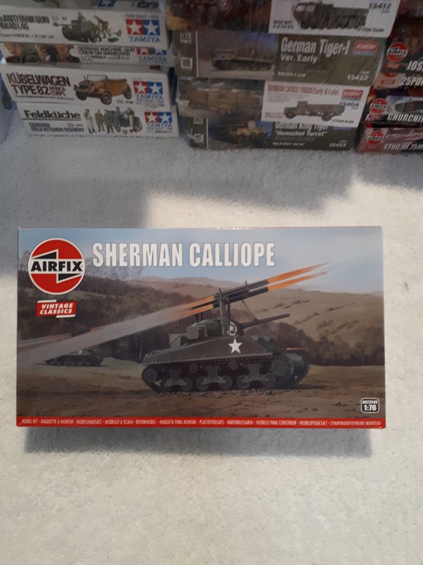 Sherman Calliope Military Model Kit