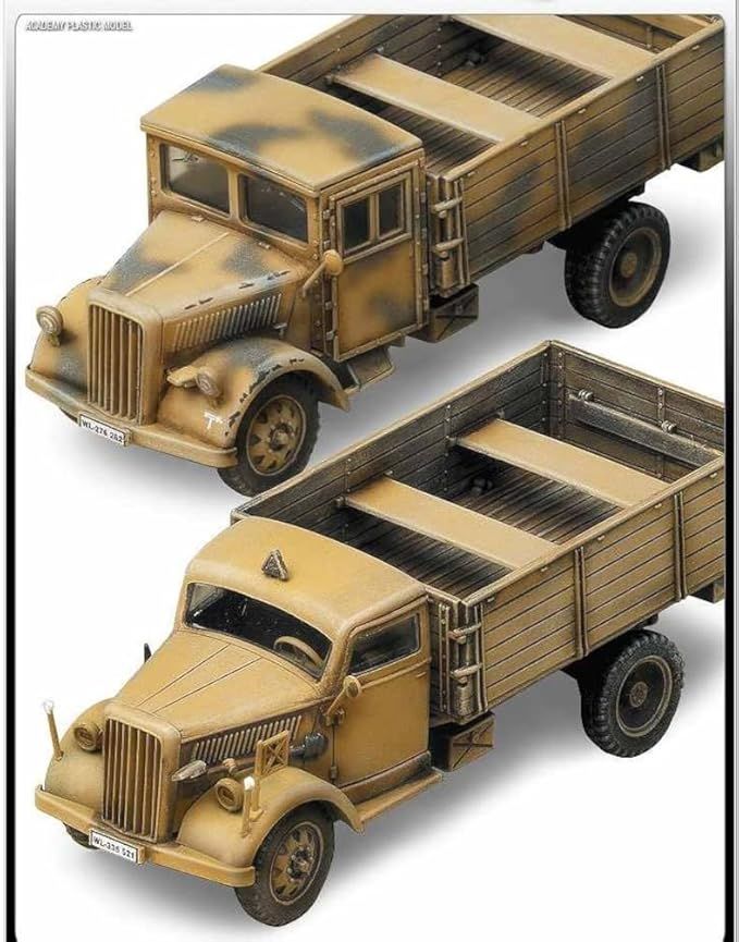 German Cargo Truck [ Early &amp; Late ]Military Model Kit by Academy