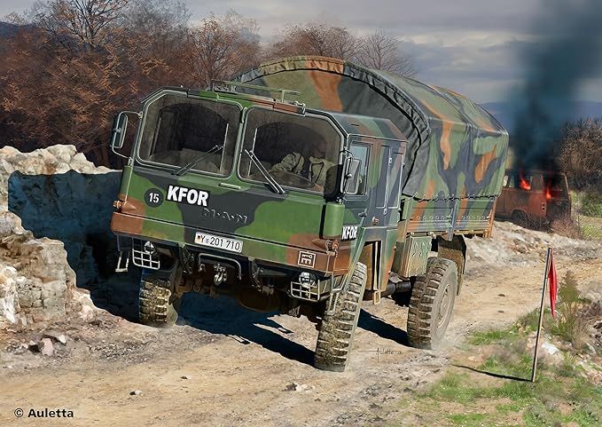 REVELL GERMAN LKW 5t.mil gl [4x4 TRUCK] MILITARY MODEL KIT