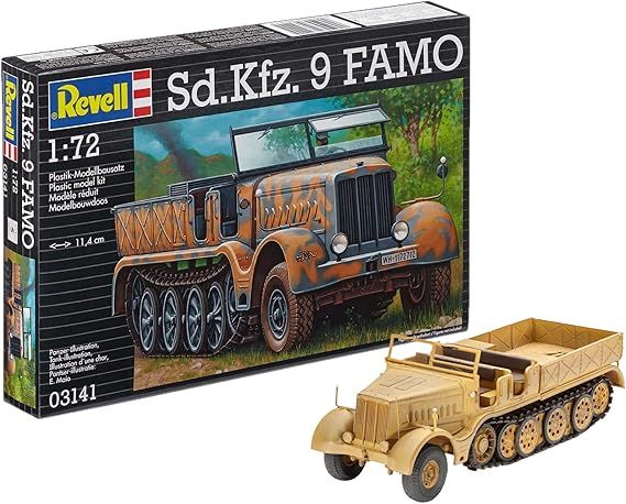 REVELL GERMAN Sd.Kfz. FAMO MILITARY VEHICLE MODEL KIT