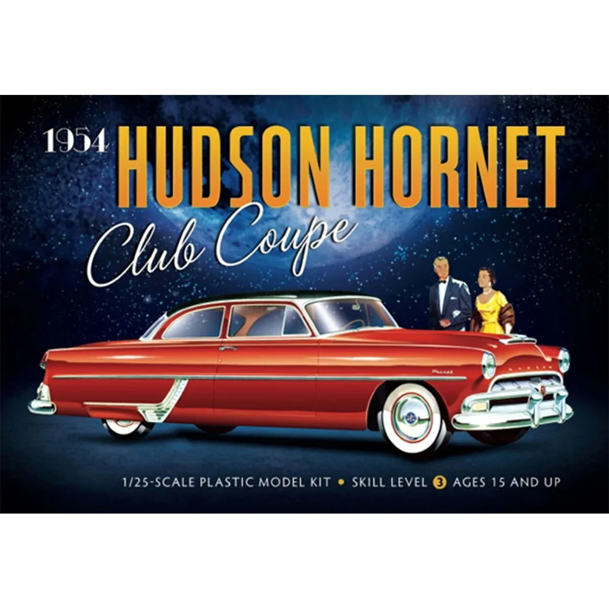 MOEBIUS 1954 HUDSON HORNET CLUB COUPE MODEL KIT