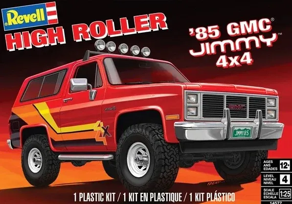 1985 GMC JIMMY 4X4 HIGH ROLLER Model Kit by Revell
