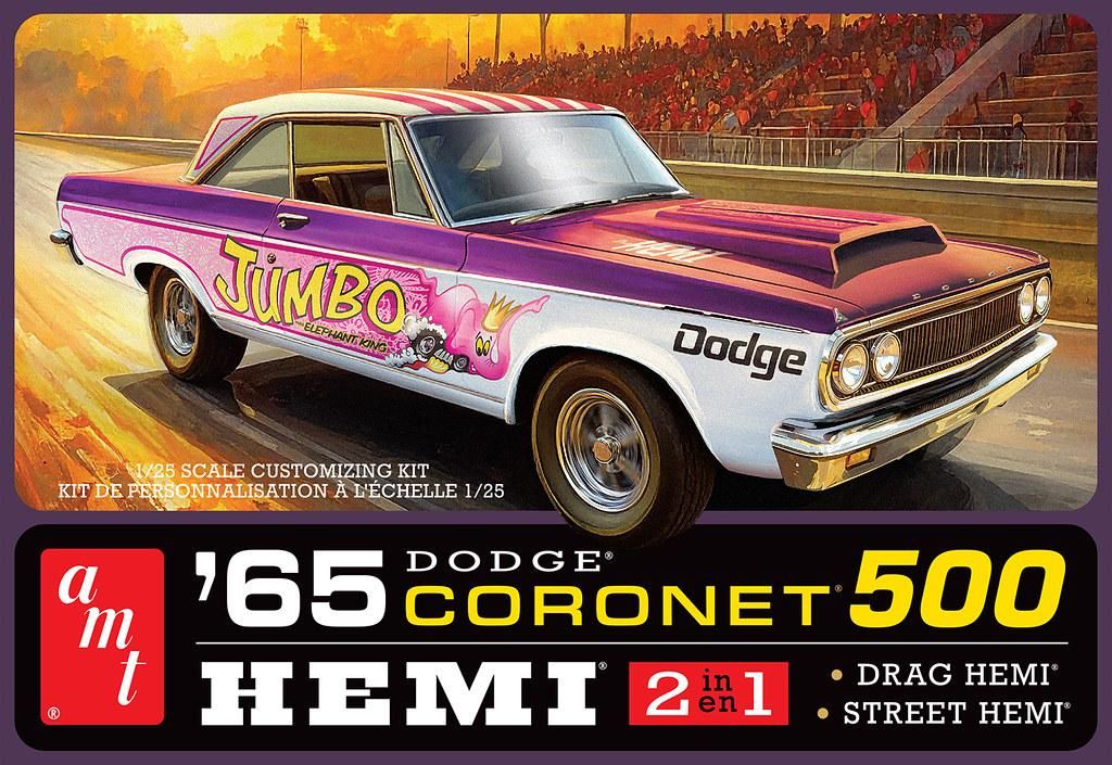 AMT 1965 Dodge Coronet 500 Hardtop HEMI 2in1