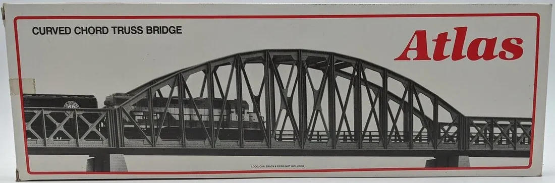 HO Scale Curved Chord Truss Bridge