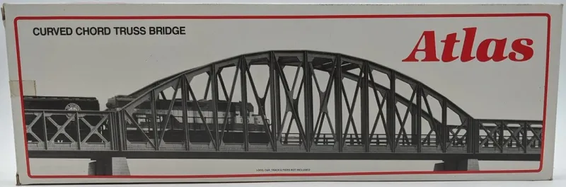 HO Scale Curved Chord Truss Bridge
